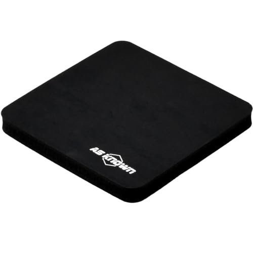 as known トレッドミル パワーラック ウェイトマシン ピアノ スピーカー用 防振 防音 ゴム マット 15cm角 15mm厚 1枚