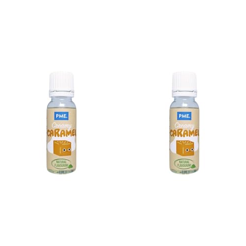 PME 100 % natürliches Karamelaroma, 25 ml (Packung mit 2)