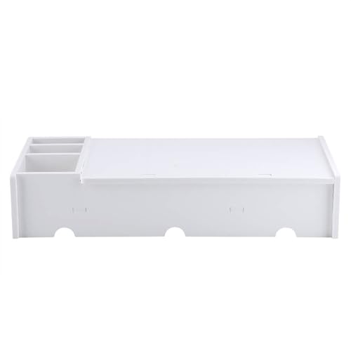 Étagère de bureau au design propre pour ordinateur portable avec modules de rangement chics