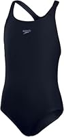 Speedo Mädchen ECO Endurance+ Medalist Badeanzug | Chlorbeständig | Recyclingmaterial | Bequeme Passform | Schwimmunterricht | Badeurlaub True Navy 15-16