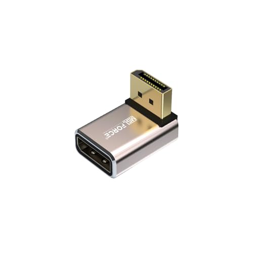 ���{�̒������ MSL FORCE DisplayPort �ϊ��A�_�v�^ 8K60Hz 4K 2K 1080p DP MDP �X�g���[�g L�� 90° 40Gbps �����o�� dp07 2�Z�b�g E2�^�C�v