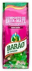 Barão de Cotegipe Composto de Erva-Mate com Chás, Sem Açúcar, 500g, Camomila, Capim-Limão, Erva-Doce e Funcho