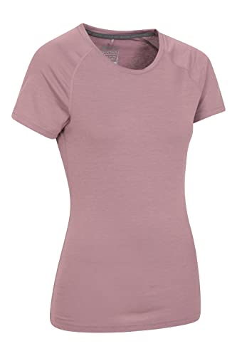 Mountain Warehouse Quick Dry Womens T-Shirt - Comfortable & Lightweight Ladies IsoCool Tee Shirt - Spring Summer, Walking, Holiday & Outdoors Dusky Purple Women's Size 12 - Image 6