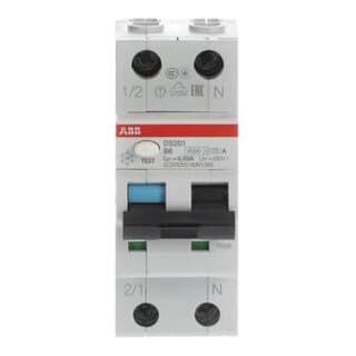 FI/LS-Schalter 6kA, 1p+N DS201A-B6/0,03