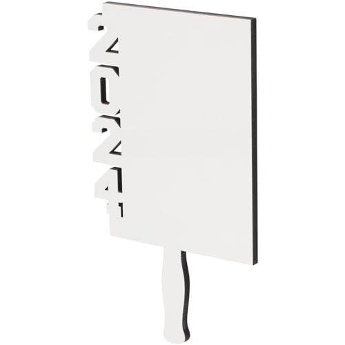 Luxshiny Marco De Fotos De Ventilador Sublimación En Marco De Fotos De Graduación 2024 Marco De Fotos En De Sublimación Diy Placa De Foto En Forma De Abanico Marco De Madera