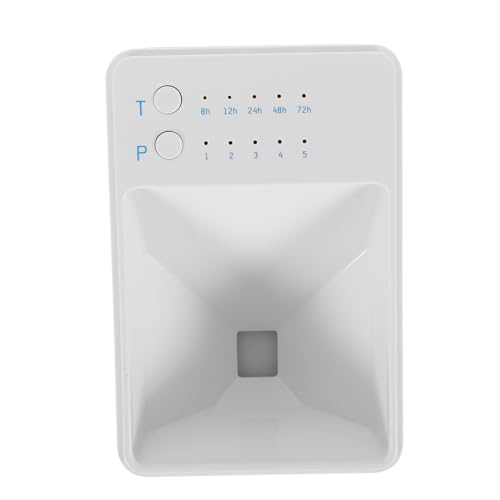 Phantasmia 1 セット 水槽フィーダー バケーションフィーダー ミニ タイマーフィッシュフィーダー 魚のエサ 白い 水族館 用