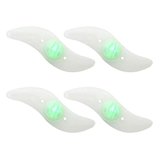 USonline911 4 Pcs 2025 Upgraded Wheel Light/Valve Cap Stem Light Flashlight Decorative Wheel Light Spoke Light Bicycles LED Wheel Light Safety Warning Bicycles Valve Cap Wheel Lights(Green)