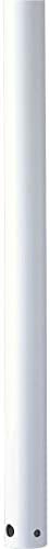 Progress Lighting P2605-30 AirPro Fan Downrod Accessories, 3/4-Inch Diameter x 24-Inch Height, White
