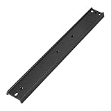 Schwalbenschwanzplatte aus Aluminiumlegierung für Celestron C8 C8hd, orange, 330 mm Teleskop-Montageschiene mit galvanisierter Oberfläche (schwarz)