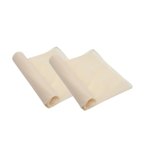 VALICLUD 2pezzi Panno Filtrante Tofu Multiuso Tessuto Alimentare Non Sbiancato Per Filtrare Formaggi Latte Vegetale e Cottura a Vapore Resistente e Facile Da Pulire