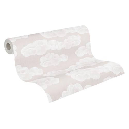 Papier peint intissé Profhome beige pour masquer les défauts du mur - 3