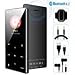 MP3 Player - 2019 New Updated Model, Bluetooth 4.2 Metal Touch Button Sports Music Player, 65 Hours Playback, Build in Speaker, HiFi Sound Voice Recorder FM Radio, Expandable 128GB TF Card, H29-Black