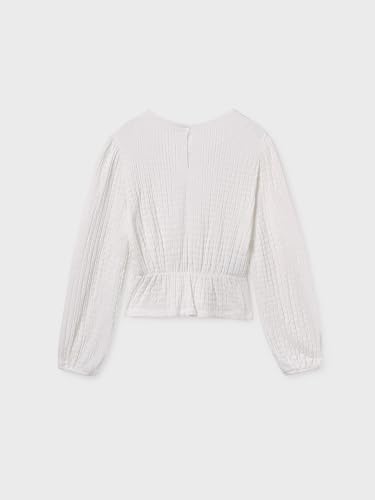Mayoral Knit top for Girls Cream2