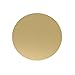 Konsilsa Round Brass Sheet,Brass Disc Round Plate Sheet Metal Sheets Plates (Color : 2mm, Size : Diameter 80mm (10pcs))