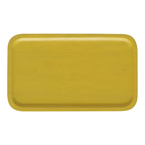 AJVA(Acacia) yKAiz ACACIA Ebhv[g WOODEN PLATE Yellow AA-001YE