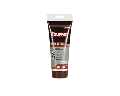 Toupret Wood Filler - Professional-Grade Pre-Mixed Interior & Exterior Wood Repair Paste - Quick-Drying Sandable Paintable - Fills Cracks & Holes - Off-White - 0.33 kg