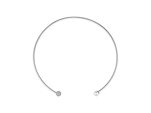 Sif Jakobs Jewellery Bobbio necklace made of 925 sterling silver with zirconia, Silver, synthetic stones, zirconia, Cubic Zirconia