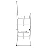 GUIAFUHYE 5 Gallon Pails Paint Can Dumper, 20L Dual Pail Holder, Industrial Tipping Stand,Dual Bucket Tipper Rack for Workshop Warehouse Factory