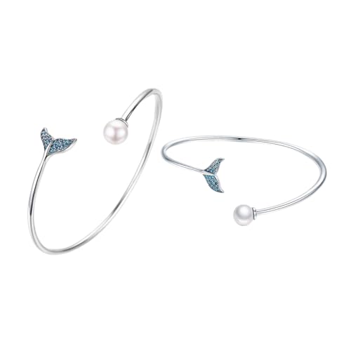 Bracelet queue de sirène perle bleue Uonlytech idéal pour vos voyages