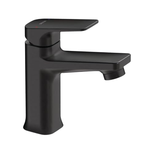 Image of Delta Faucet Single Handle Lavatory Faucet Without Pop-Up Drain I Bathroom Tap for Home I Basin Mixer I Matte Black I 44425-BLLPU