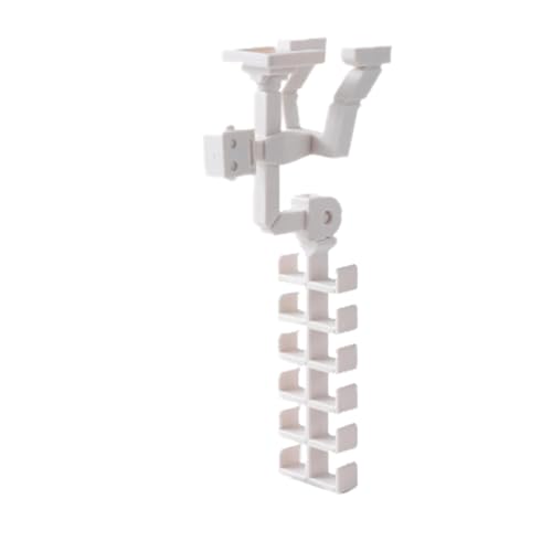 Ganci, Portapacchi A Sospensione Della Borsa, Supporto Per Abiti Da Armadio Adesivi, Elegante Design A Forma Di Robot, Bastone E Appendi Senza Sforzo, Affidabile, 20 × 9 × 9 Cm, Per L'ingresso