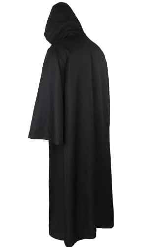 Image of GOLDSTITCH Men Hooded Robe Cloak Knight Fancy Cool Cosplay Costume