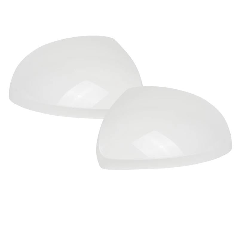Coque rétroviseur Sharan 5N0857537 clip remplacement blanc 2pcs