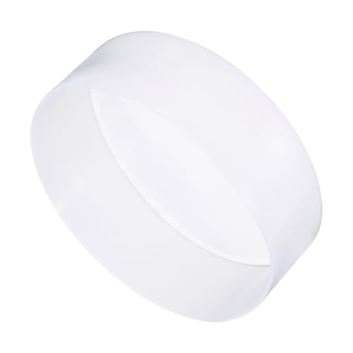 Image of uxcell 4pcs Rubber End Caps 150mm ID Vinyl Round End Cap Cover Screw Thread Protectors Clear, 50mm Height
