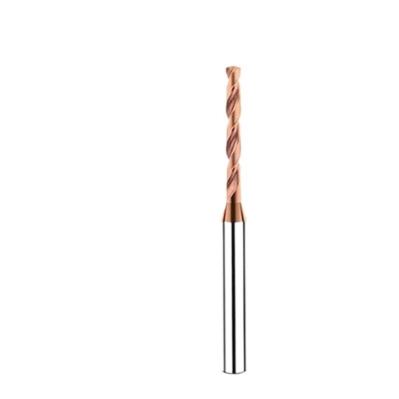 1PC Micro Hartmetall Bohrer 3xD Mini Twist Bit CNC DIY 0,31-1,15mm D4 Schaft Durchmesser 4mm Wolfram Stahl Hartlegierung Bohrer Edelstahl (Size : 0.72mm, Color : Round)