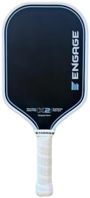 Engage X2 Pickleball Paddle - Raw Carbon Fiber Textured Surface -...