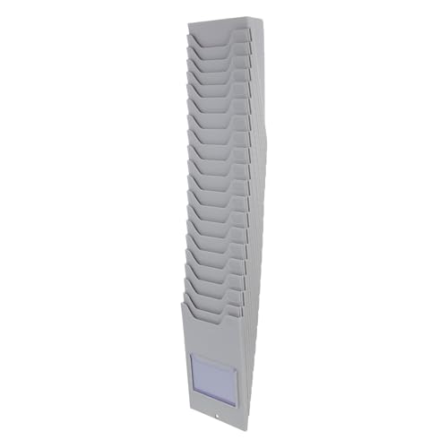 Support porte-cartes plastique 20 emplacements multi-grilles pour entrepôt - 2