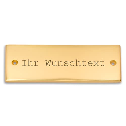 Targhetta Personalizzata In Ottone - Misure 2x6 Pollici, Per - Foto 4