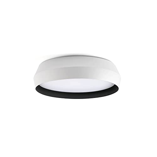 Faro Shoku 350 White, Black Wall/Ceiling Lamp 24W 2700K