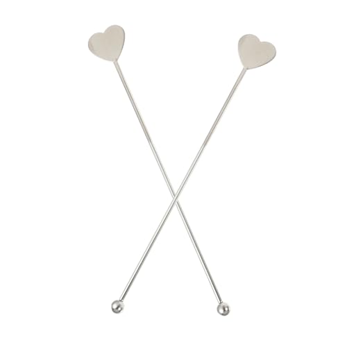 UTHCLO 2Pezzi Agitatori Bevande Acciaio Inossidabile per Cocktail e Frutta Accessori Creativi per Bar e Casa per Amici e Appassionati Mixology