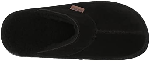 MUK LUKS Leather Goods Men's Abbott Slipper, Ebony, 12 | Image 4