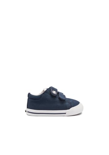 Conguitos   Zapatillas Bajas de Bebés Respetuosas para Niños y Niñas (Azul/Talla 20)