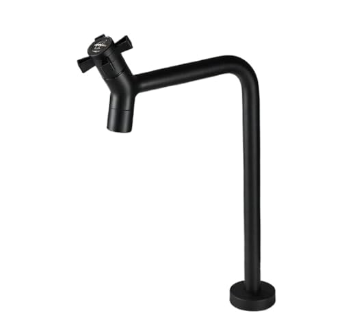 Robinet de lavabo extractible en laiton avec douchette extensible orange - 5