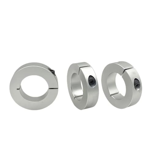Collar de eje de aluminio 25-45-12 con anillo de límite ranurado 5