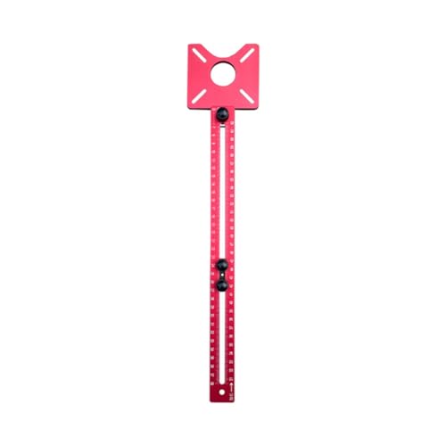 linsan Woodworking Router Circle Jig for Trimming Machine Carpentry Circle Cutting Guide Board Tools B Aluminum Alloy 1 PCS