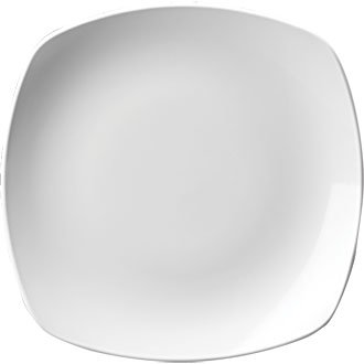 20 Restauration w842 Churchill Whiteware Assiette carrée, 16,5 cm 170 mm, uni (Lot de 12) Cover