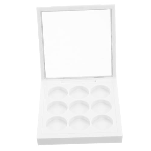 BESTYASH Paleta De Sombras De Ojos Vacía Paletas De Sombras De Ojos Maquillaje Sombra De Ojos Bricolaje Sartenes De Sombra De Ojos Paleta De Pintalabios Placas Puntuales El Plastico
