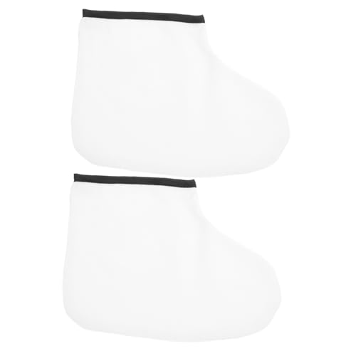 minkissy Paraffin Wax Foot Covers Soft Comfortable Foot Spa Wrapping Covers Reusable Foot Care Booties for Hydration Salon Grade Foot Spa Booties Warm Covers