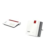 AVM Fritz!Box 7530 AX WI-FI 6 Router (DSL/VDSL,1.800 MBit/s (5GHz)&600 MBit/s (2,4 GHz) geeignet Deutschland) & Fritz!Repeater 1200 AX (Wi-Fi 6 Repeater, deutschsprachige Version), Weiß