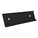 Executive Wall Nameplate Sign Holder Black Aluminum Fits 2x10 Plastic Office Door Name Plate or Cubicle Option- Made in USA