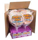 Poofy Pops Strawberry Marshmallow Lollipop Candy, 2.5 Ounce - 12 Count Display Tray