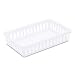 Sterilite 16068024 Storage Tray, White, 24-Pack