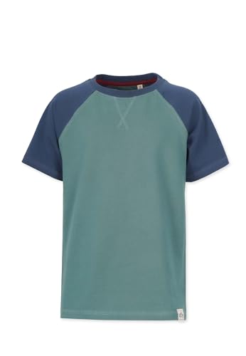 Band of Rascals Kinder Kurzarm T-Shirt Raglan aus Bio-Baumwolle sage-Blue Gr. 152