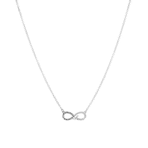 Collier Infinitum symbole infini gravé de la collection prestige SHALOM