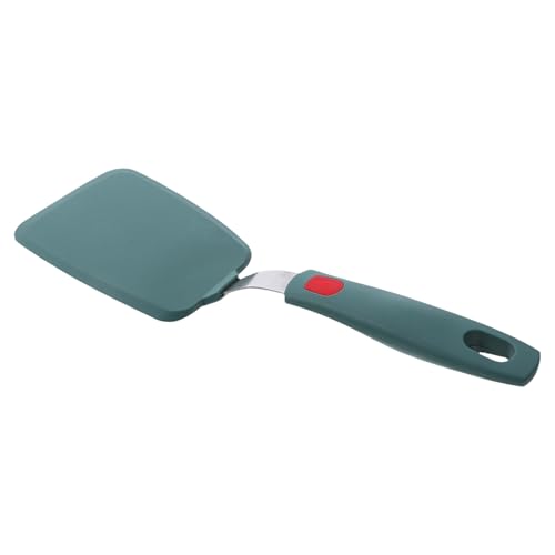 CONGARTENO シリコン製薄型スパチュラ 耐熱キッチンターンナー 卵焼き パンケーキ用 ノンスティック調理器具 フレキシブルグリドルターナー 墨