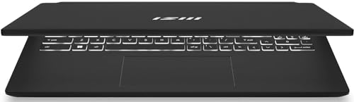 Image of MSI Modern 15 Laptop, 15.6 inch FHD Display, Intel Core i5-1235U Processor, 16GB RAM 1TB PCIe SSD, Wi-Fi 6, Bluetooth, Backlit Keyboard, SD Card Reader, Windows 11 Home, Black
